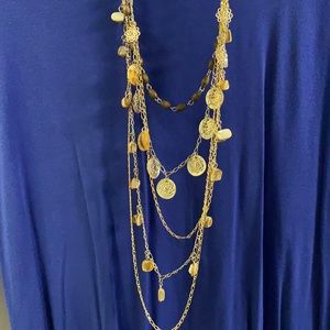 Layer Necklace - Silver & Gold 17’
